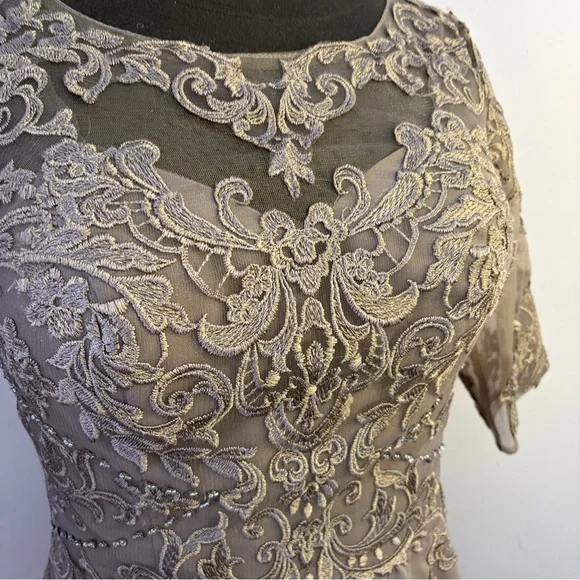 JJs House Zuzana Sequins/Lace Wedding/Evening Dress, NWT, Size 14( like a 12) - Picture 13 of 16